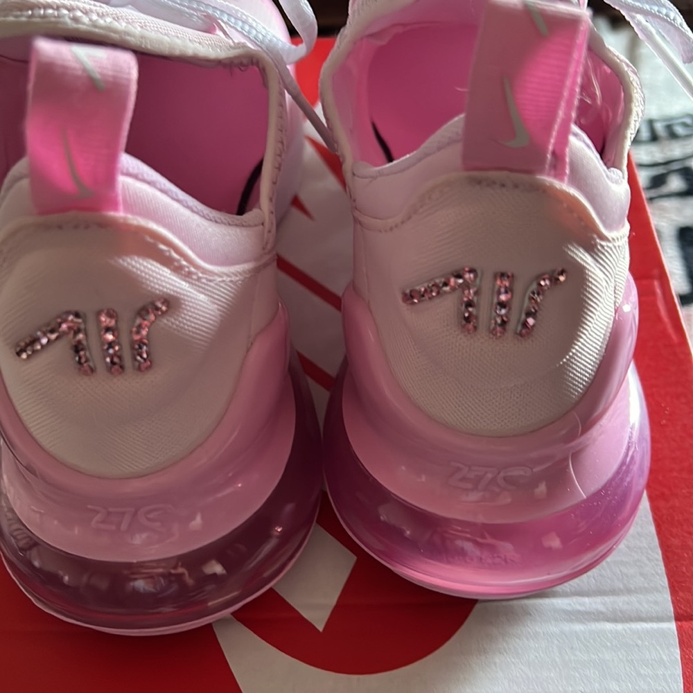 Air max 270 custom pink Swarovski crystal - Picture 4 of 6